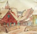 de_Waal_Eingang_von_Angermund_im_Schnee_Aquarell