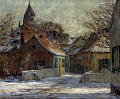 de_Waal_Eingang_von_Angermund_im_Schnee_Öl